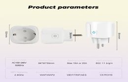 Moniteur d'énergie électrique 16A EU UK 10A US WiFi adaptateur de prise intelligente SmartLife APP commande vocale fonctionne avec Alexa Google Home5830591