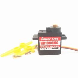 Power HD HD-1900mg 9G Metal Gear RC Servo Geschikt voor YTO 450 Rechte Swash Plate Epo Fixed Wing RC-helikopter