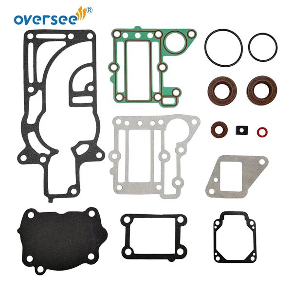 Kit de juntas de cabezal de potencia 6E3-W0001, repuestos para Motor fueraborda YAMAHA 4HP 5HP 6E3-W0001-A4