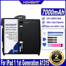 Power HSABAT A1315 7000mAH Batterie pour iPad 1 1st Génération A1315 A1219 A1337 6160448 6160478 969TA028H Série d'ordinateurs
