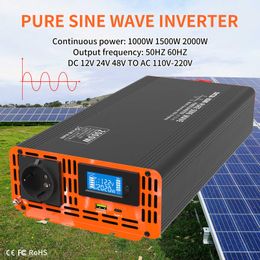 Power Inverter Pure Sine Wave Inverter AC tot DC Converter 2000W 3000W 4000W Voltage Converter DC 12V 24V 36V 48V tot AC 110V 230V