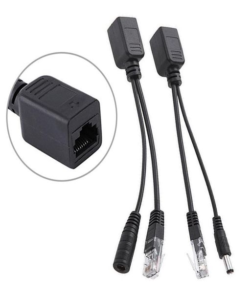 Potencia sobre Ethernet POE Adaptador Inyector Splitter Kit Poe Cable RJ45 Inyector para mini cámara IP Internet Telephony3858858