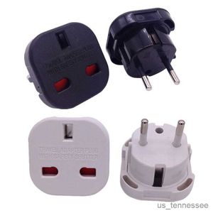 Adaptador de enchufe de alimentación 1 Uds enchufe de pared negro/blanco A CONVERTIDOR DE ENCHUFE ADAPTADOR DE VIAJE UNIVERSAL DE EUROPA R230612