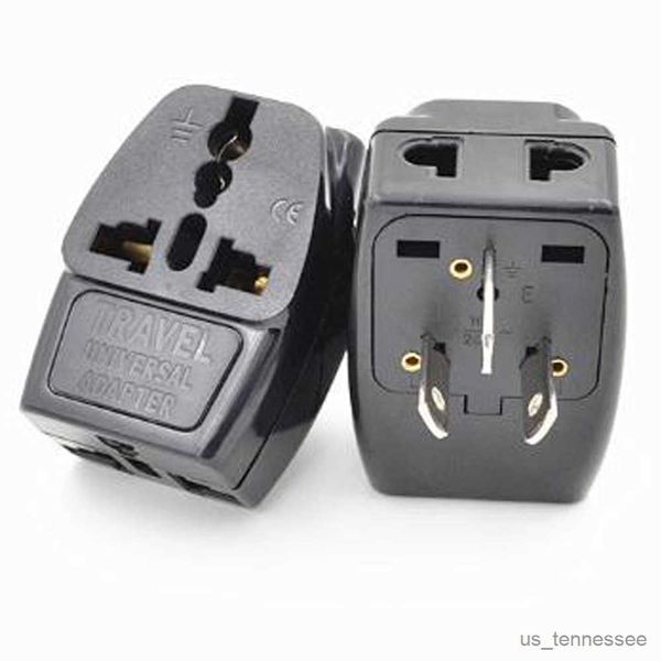 Adaptateur de prise de courant noir 250V 3-en-1 prise électrique AU/UK/US/EU vers nouveau convertisseur de prise adaptateur de voyage R230612