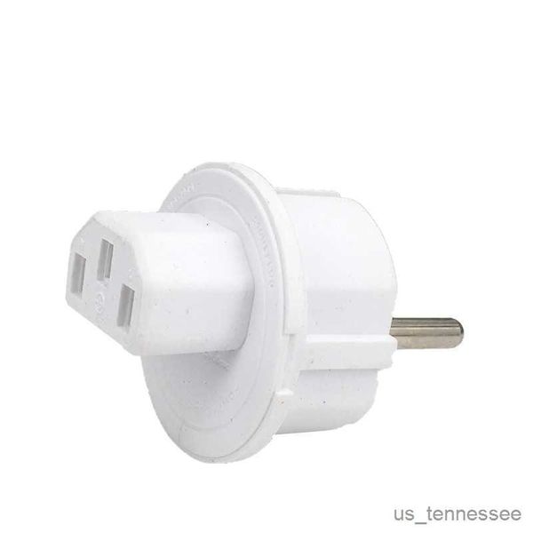 Adaptador de enchufe de alimentación Enchufe europeo a adaptador para Convertidor AudioCube Tipo E/F Enchufes recargables R230612