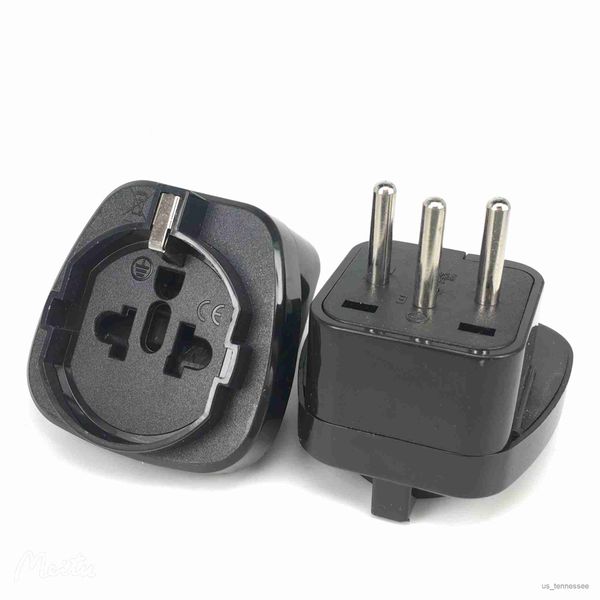 Adaptador de enchufe eléctrico Suiza Tipo de viaje Universal US/Italia/Brasil/Schuko a Swiss Wall International Socket R230612