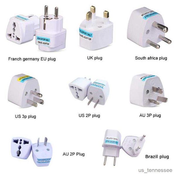 Adaptateur de prise de courant fer blanc 250V voyage universel allemagne brésil suisse afrique adaptateur convertisseur de prise R230612