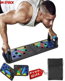 Power Press Push Up Muscle Board System Pushup Stands Foldable Board13481139