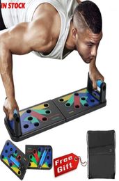 Power Press Push Up Muscle Board System Pushup Stands Foldable Board13950437