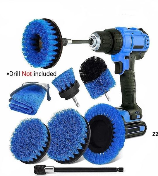 Power Scrub Brush Brush Head Drill Nettoyage Brosses pour la salle de bain Douche de douche Moulis Pouvrots sans fil Scurper par Sea HWF102053333773