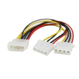 Power Splitter Cable Adapter 4 Pin Molex mannelijk vermogen tot 2x IDE 4 PIN Vrouwelijke Y Splitter Extension Adapter Connection Cable 20 cm