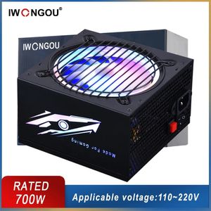 Voeding 500 W 600 W 700 W Pico Psu IWONGOU 12 V 24Pin PC Lettertype Atx Actieve PFC 110 V/220 V PC Gamer Bron GAMESD Computer Gaming 240307