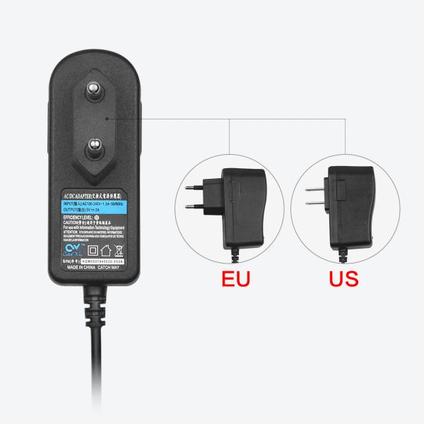 Alimentation AC 100V-240V à DC 5V 1A 2A 3A 5A Transformateur d'éclair