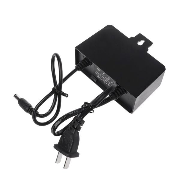 Adaptateur de chargeur AC DC 12V 2A, prise EU US, étanche, extérieur, pour moniteur CCTV, caméra de sécurité CCD