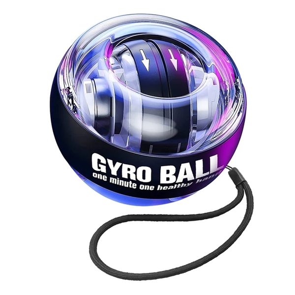 Poignets de puissance LED gyroscopique Powerball gamme de démarrage automatique gyroscope auto-démarrage poignet balle équipement d'exercice de remise en forme bras main entraîneur musculaire 230824