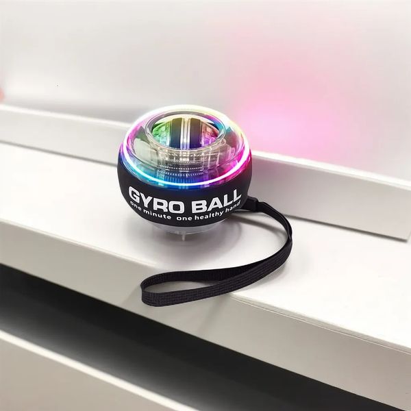 Power Poignets LED Powerball Gyroscopique Boule de Poignet Gyroscope à Démarrage Automatique pour le Renforcement des Muscles des Bras et des Mains 231007