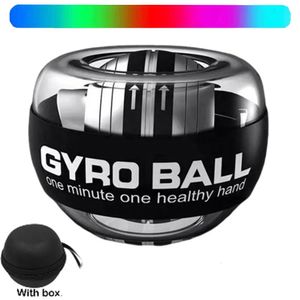 Power Dolls Fortalecedor Force Power Muñequera Giroscopio Giratorio Rotor de muñeca Gimnasio Agarre de mano Ejercitador Gyro Fitness Ball Muscle Relax 231012