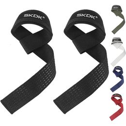 Poignets de puissance Sangles de poignet d'haltérophilie Entraînement de force Réglable Antidérapant Gym Fitness Sangle de levage Support Sports Grip Band 231011