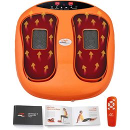 PowerFit Power Legs Electric Foot Massager Machine met warmte -verwarmde voetmassager voor neuropathie pijncirculatie - afstandsbediening voor pijnverlichting en ontspanning