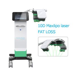 Puissant 10D Lipo Laser Fat Removal Minceur machine 532nm thérapie application soulagement de la douleur plaie ulcère acupuncture Diminuer la polyarthrite rhumatoïde machine