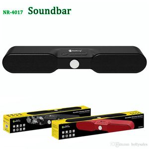 Draagbare luidspreker Bluetooth 5.0 Krachtige 2 * 5W Draadloze Soundbar High Definition Stereo FM Luidspreker MP3 TF-kaartspeler met retailpakket