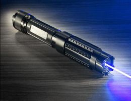 Puissant 450nm 100000m 5in1 forte puissance militaire pointeur laser bleu méchant laser torch7507949