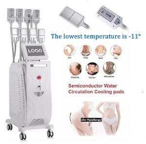 Krachtige 8 Cryo-afslankplaten Cool Body Sculpting Vet Freeze Cryolipolyse EMS Cellulitis Vermindering radiofrequentie Vet Verminder huidverstrakking schoonheidsmachine