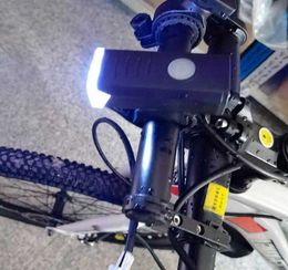 Krachtige fietskoplampen USB oplaadbare mtb fietsstuurkoplamp racefiets led-voorlamp waterdicht 3-modus veiligheidswaarschuwingslampje Alkingline