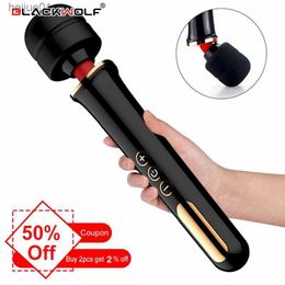 Krachtige Clit Vibrator Voor Vrouw Enorme AV Toverstaf Personal Body Massage Clitoris Stimulator Grote Hoofd Vibrator Erotische Speeltjes L230518