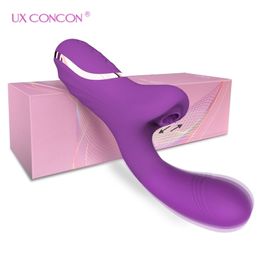Puissant clitoridien sucer gode vibrateur femelle pour les femmes langue léchant ventouse stimulateur de clitoris Sex Toys marchandises pour adultes 18 220817