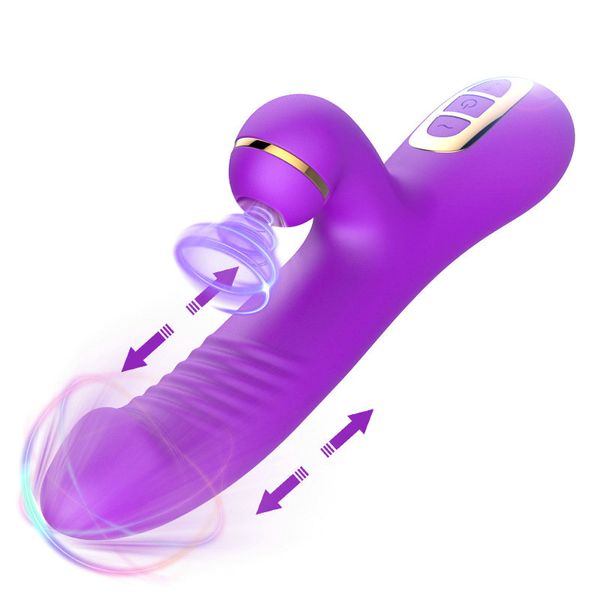 Vibrations puissantes de vibrateur clitoridien de vibromasseur joue des vibrateurs de points G pour le sexe féminin