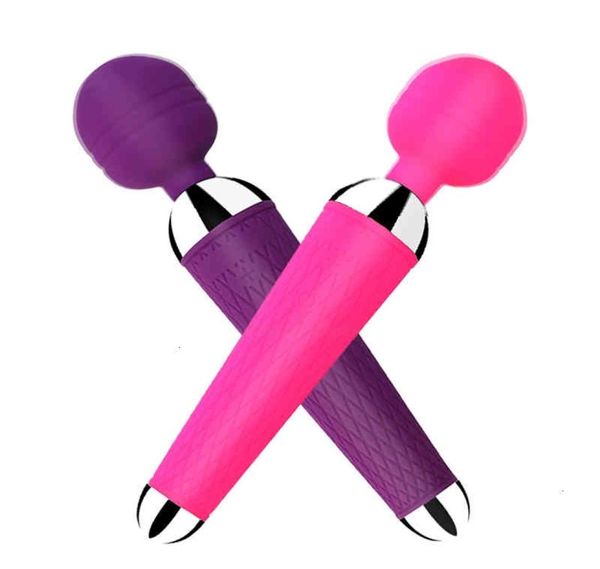 Puissant clitoris de gode Masseur Vibrateur Toys sexuels érotiques pour femmes 10 motifs vibration magique baguette gspot masseur femelle mastur9391131