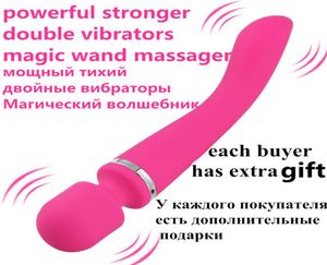 Puissant gland gode vibrateur Sex Toy pour hommes pénis Rechargeable baguette magique masseur vagin Anal Gspot vibrateurs pour femmes adultes Y6895365