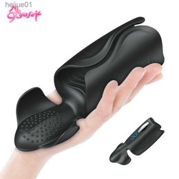 Gland puissant vibrateur mâle masturbateur coupe pénis formateur retard éjaculateur USB charge pénis endurance masseur Sex Toy pour hommes L230518