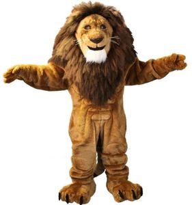 Costume de mascotte de Lion puissant pour homme, déguisement de personnage de dessin animé, vêtements pour adultes, Costume de fête d'anniversaire pour enfants, noël et Halloween