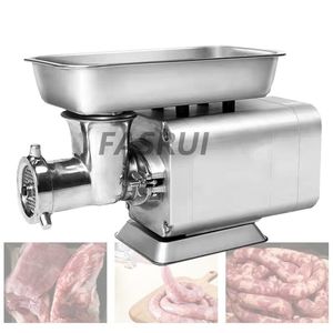 Hachoir à viande électrique puissant, 1100W, en acier inoxydable, Commercial, domestique, remplisseur de saucisses