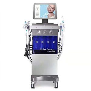 Krachtige multifunctionele 10 in 1 FDA goedgekeurd Hydro Jet Water Dermabrasion Machine Hydra Aqua Peel Beauty Apparatuur 2 jaar garantie Bipolaire RF