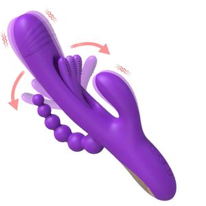 Poderoso vibrador de palmaditas para mujeres 3 en 1 CLITORIS STIMUTULA G SPOT MASSAGER MASSAGER Anal Toy de juguete Sexo Femenino Adultos 240403