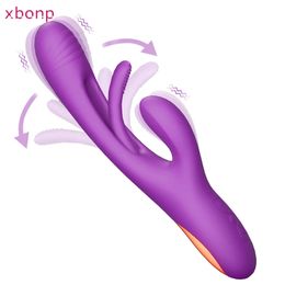 Vibratrice de tapotement puissante pour les femmes Stimulateur de clitoris multifonctionnel G Dildo Sext Toy Femme Femme Femmes Adultes 240403