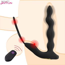 Puissant massage de la prostate vibrateur hommes jouets sexuels plug anal mâle masturbateur anneau gay érotique sex shop jouets anaux pour hommes gais L230518