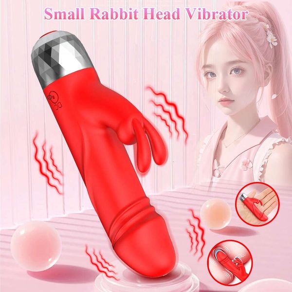 Vibratrice de lapin puissant pour les femmes stimulatrice clitoris en silicone G