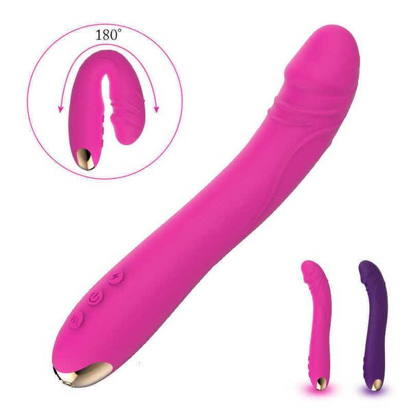 Potente consolador vibrador Real para mujer, masajeador estimulador de clítoris y vagina suave de gran tamaño, masturbador