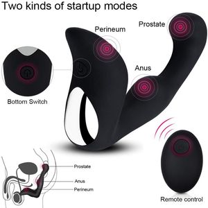 Krachtige sexy Toys voor Man Anale Pluggen Vibrator 9 Snelheden Prostaat Massage Stimulatie vrouw Mannelijke Masturbatie machine dildo