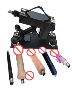 Machine de sexe de force et de poussée puissante avec une machine à faire de SUCKER SUPTER avec Big Black Dildo Sex Toys for Women9614397