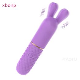 Puissant vibratrice de balle de charge USB puissante pour femmes 10 vitesses stimulateur clitorale masturbation masturbation adulte biens sex toys 240409
