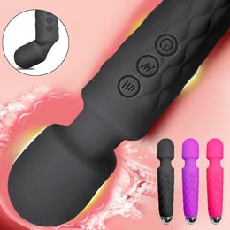 Potente vibratore AV Bacchetta magica per le donne Clitoride Stimolatore del clitoride Punto G Dildo Massaggio del corpo Giocattolo sexy femminile Adulti 18