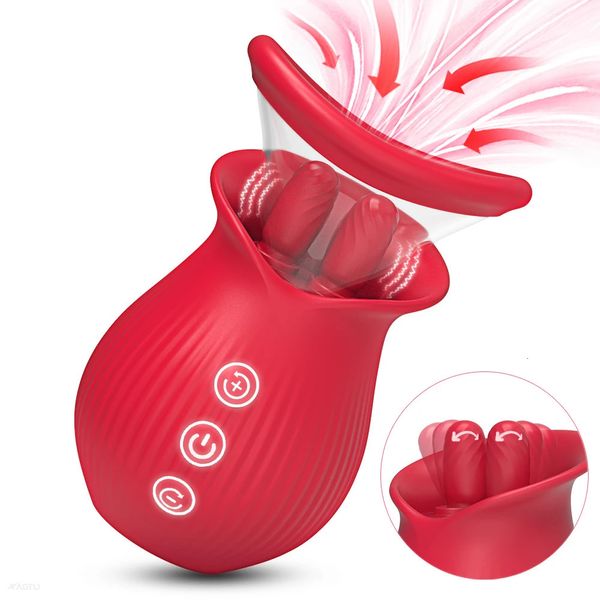 Vibromasseur puissant jouet pour femmes léchant sucer stimulateur sous vide mamelon oral clitoris ventouse jouets sexuels produits pour femmes adultes 240311