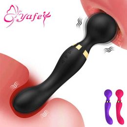 Vibradores de varita potentes para consoladores para mujeres, vibrador Av, masajeador de punto g mágico, estimulador de clítoris, adulto grande 18