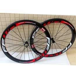 FFWD avance rapide F5R carbone bicyclette roues 50mm pneu tubulaire route vélo paire de roues surface de freinage en basalte Powerway R36 moyeux 3K brillant