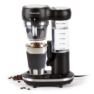 Cafetera PowerXL Grind and Go Plus, cafetera automática de una sola porción con 16 onzas